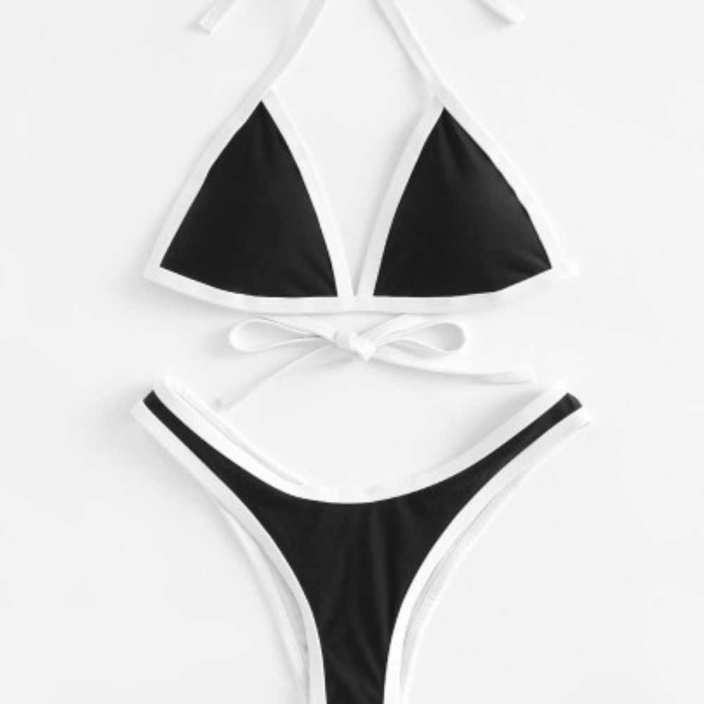 Triangle Top Bikini Set